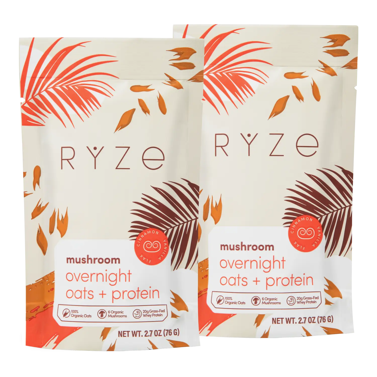 RYZE Mushroom Overnight Oats (28 Servings)