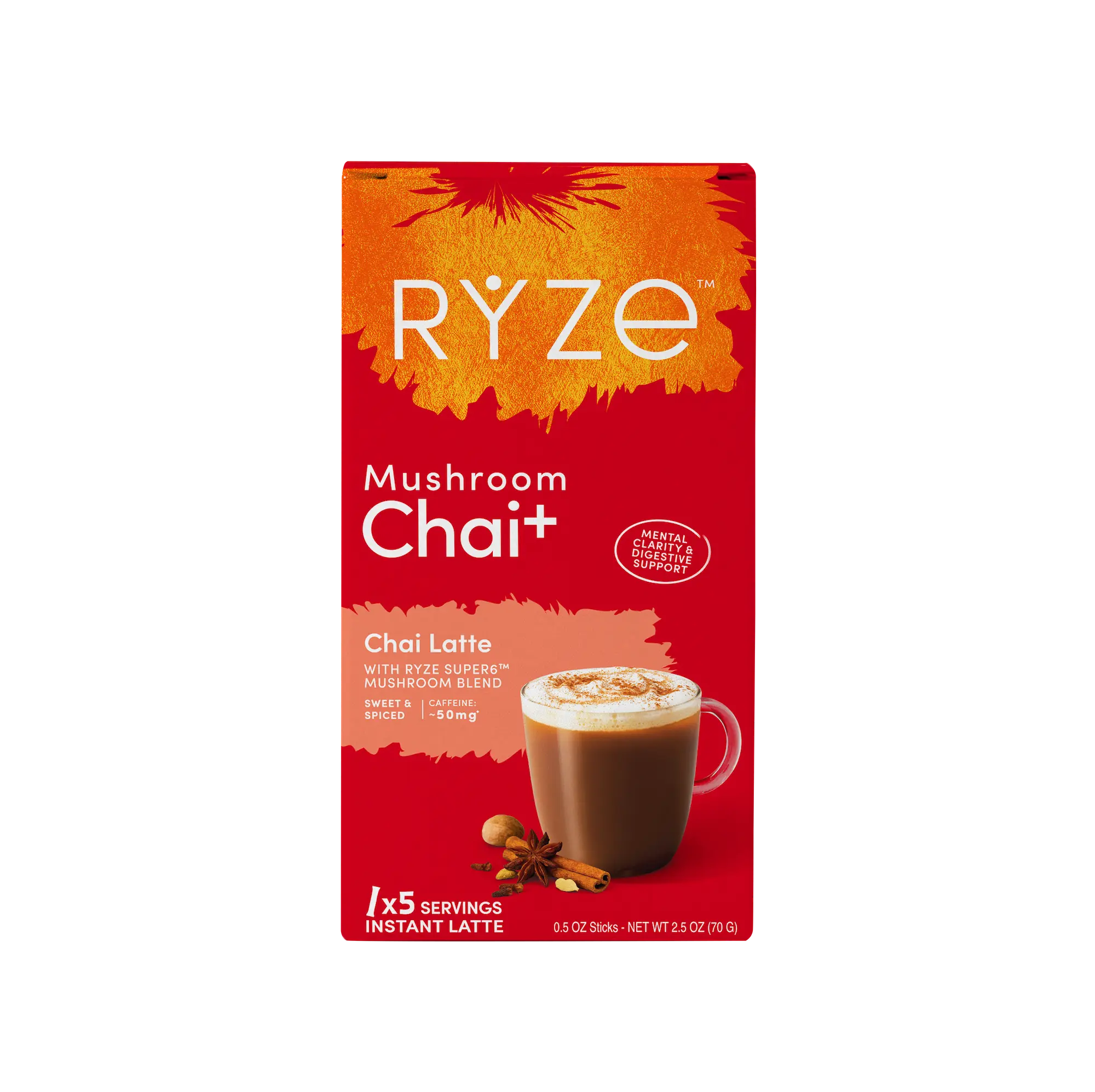 RYZE Chai Latte Carton