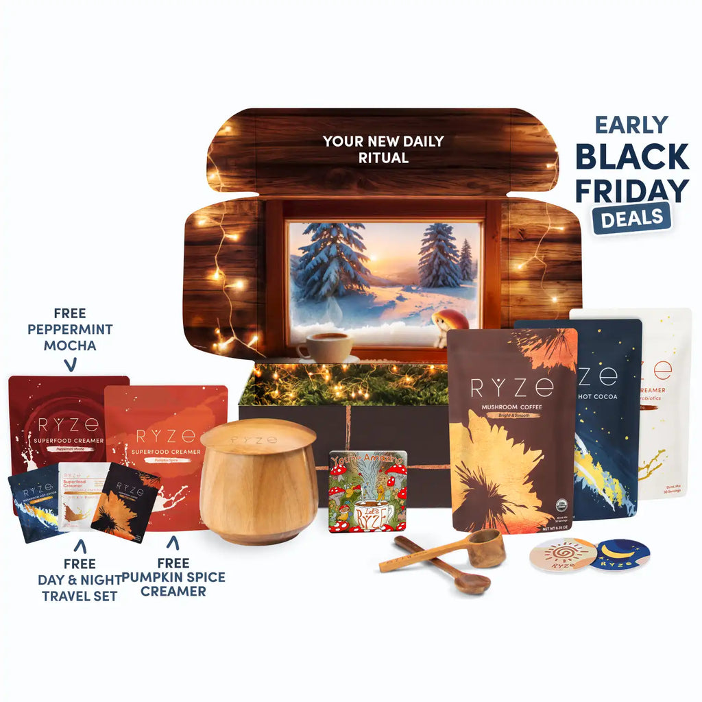 RYZE RYZE Ritual Set: Cocoa + Coffee