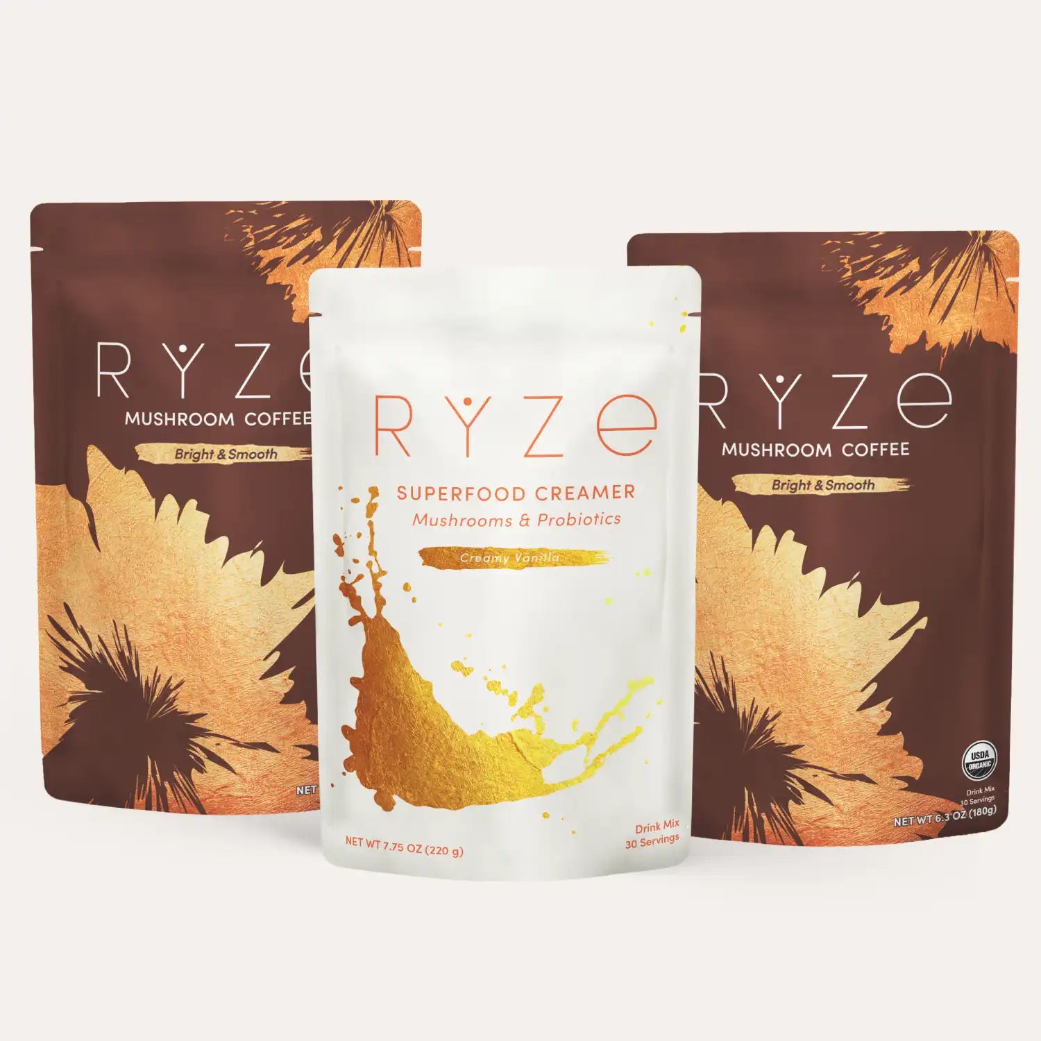 RYZE RYZE Starter Gift Set (2 Coffees + 1 Creamer)