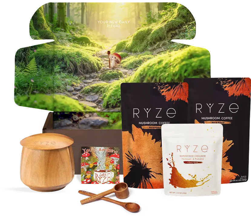 RYZE Ryze Dark Roast Ritual Set 3 Month Plan