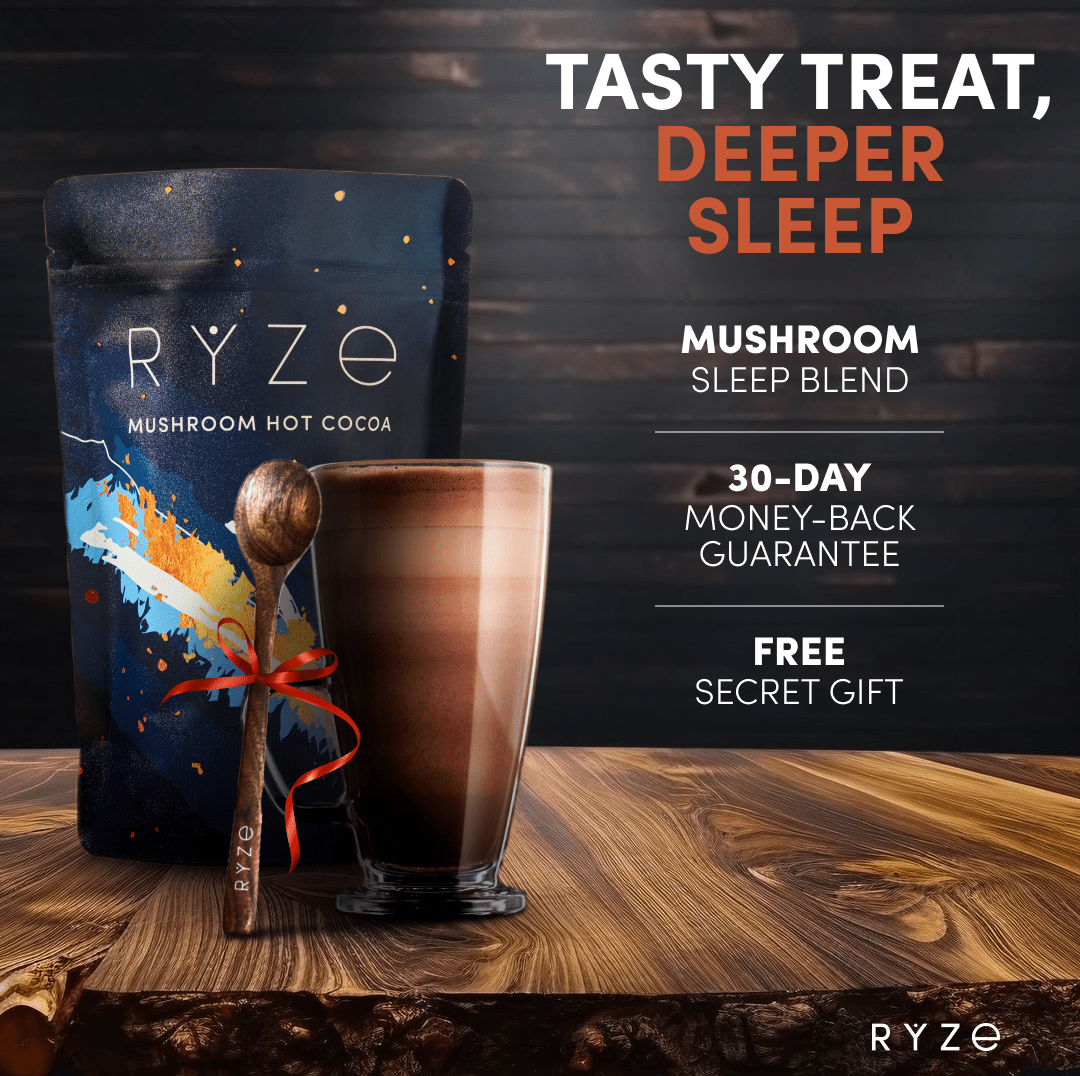 RYZE RYZE Hot Cocoa - with 6 Sleep Superfoods to Help Fall Asleep and Stay Asleep