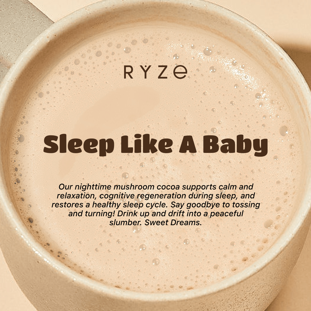 RYZE RYZE Hot Cocoa - with 6 Sleep Superfoods to Help Fall Asleep and Stay Asleep